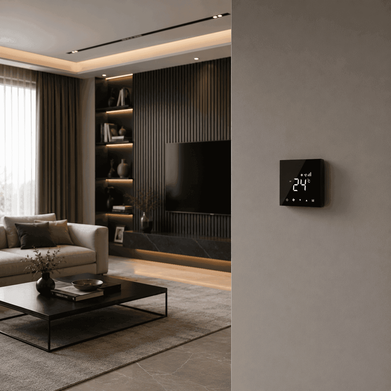 Glass Touch Smart Thermostat