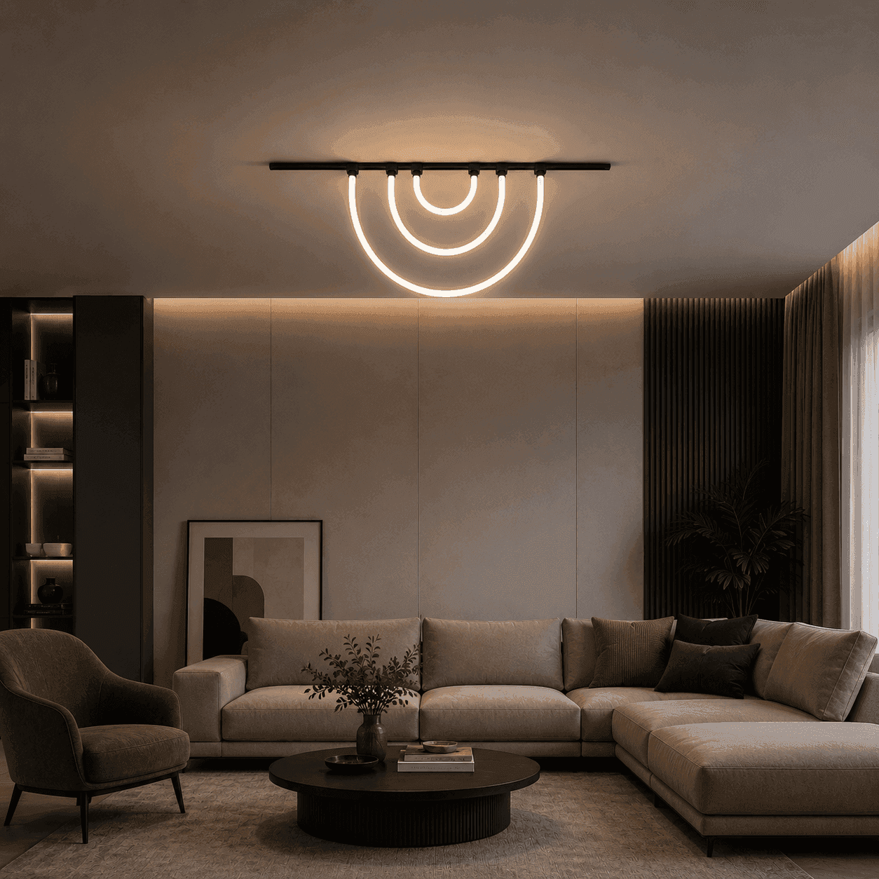 Magnetic Linear Pendant Light