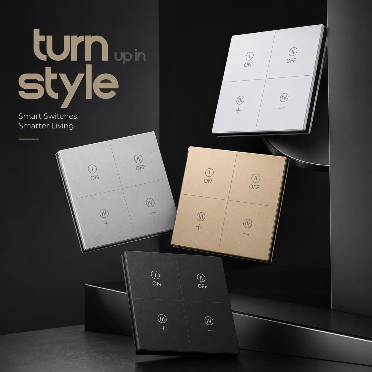 Four-Button Smart Scene Switch