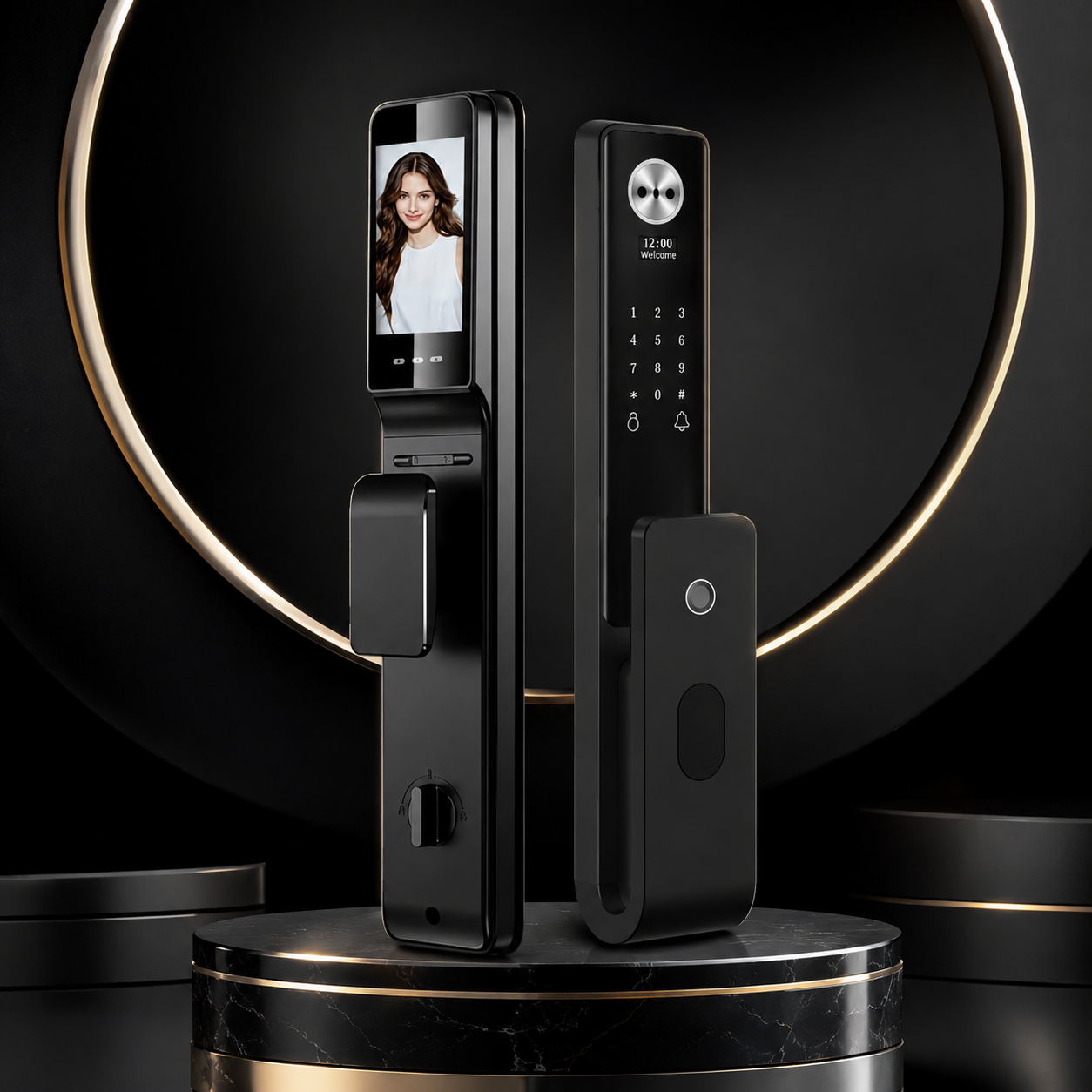 Dual-Panel Video Smart Lock
