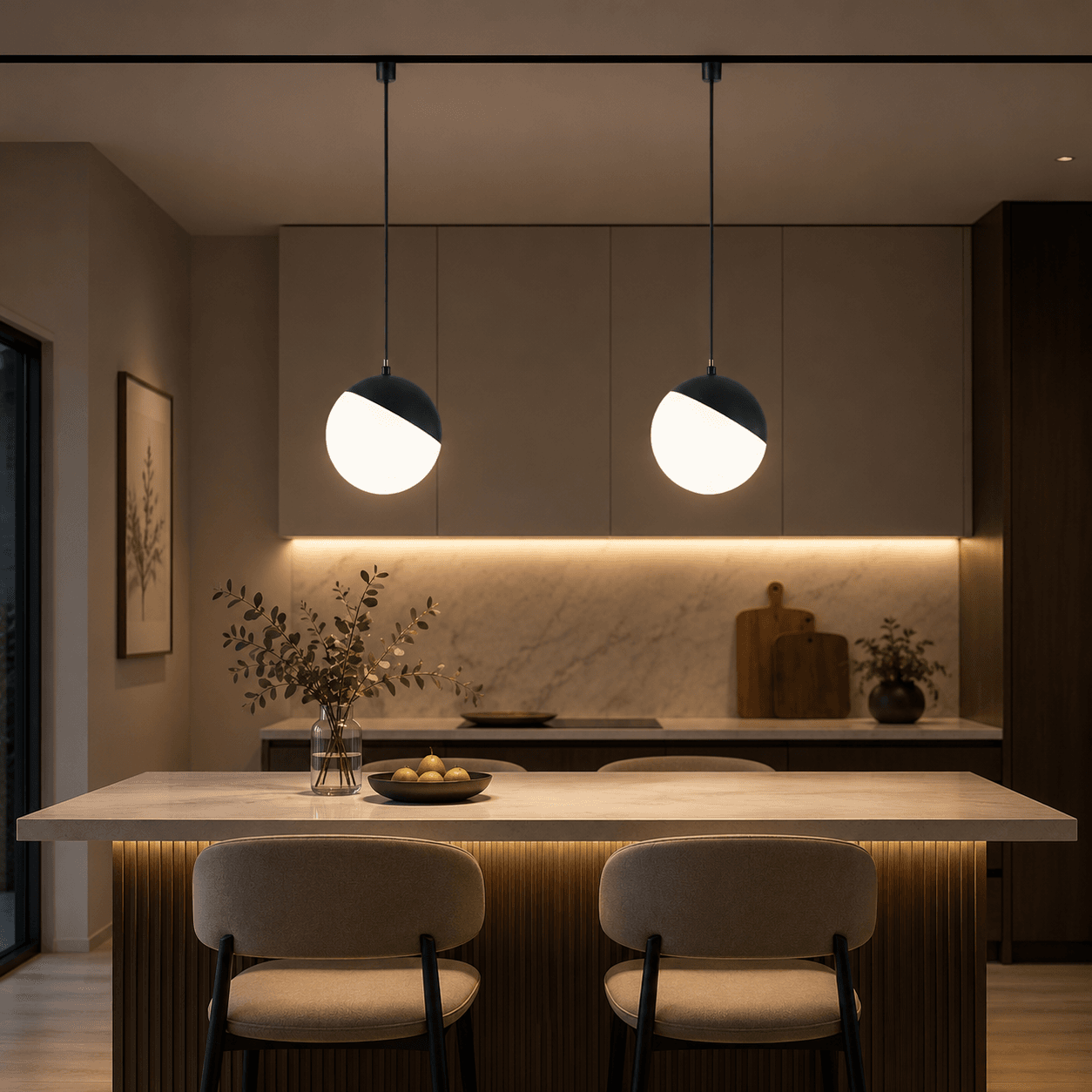 Magnetic Round Pendant Light